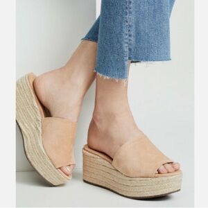 Schutz Thalia wedge espadrille size 7